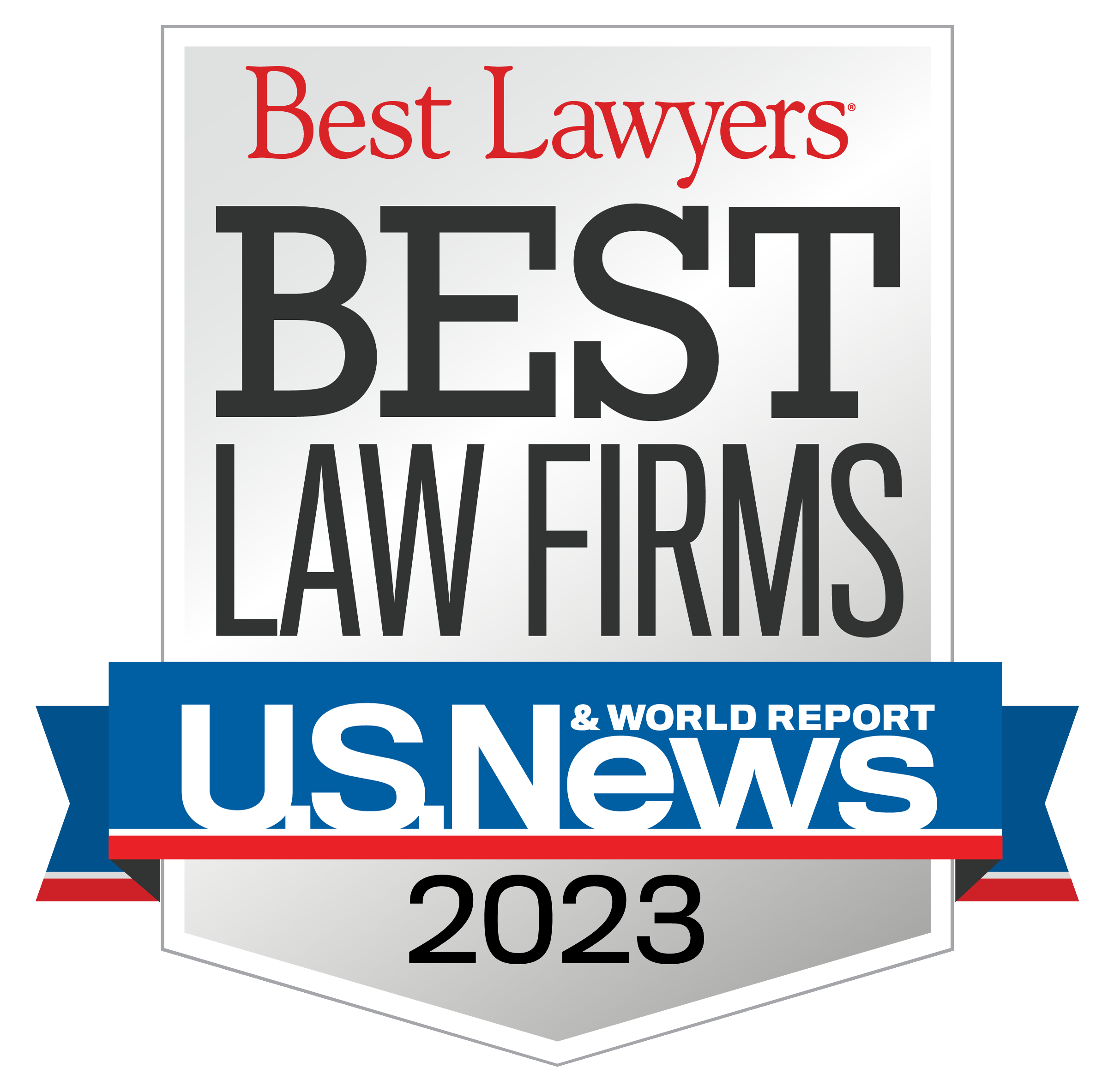 Best Lawyers Best Law Firms US News 2023 Badge